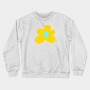 Yellow Flower Crewneck Sweatshirt